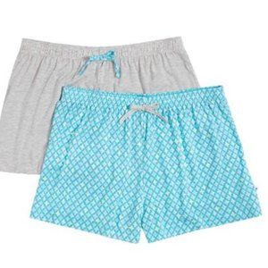 New! Jane and Bleecker Womens 2-Pack Sleep Short